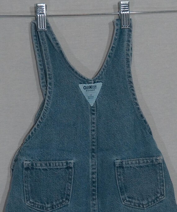 OshKosh Overalls Jeans Vestbak 80s Dungarees Ligh… - image 5