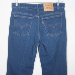 Vintage Levi's 517 Jeans Made in USA Levis Orange Tab 90s Straight Leg Bootcut Cowboy 90's Western Wear Ranch & Country - Men's Size 35 x 29