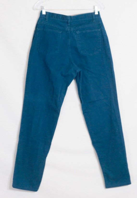 Vintage Women's Wranglers Jeans Dark Teal Blue 80… - image 7