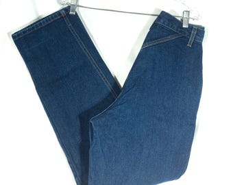 Vintage westernjeans 80s 90s blote rug Ozark-label hoge taille - maat 30 x 31