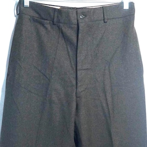 Vintage Wool Army Trousers – Kersey Green, Men's 32x31
