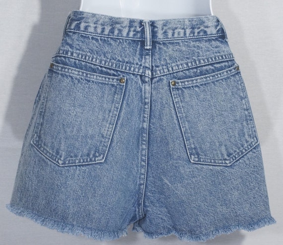 Vintage Jean Shorts Gitano Express Acid Wash Cut … - image 2