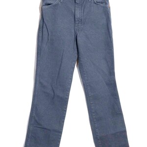 Vintage Western Jeans, Wranglers Gray Denim, USA Made Bootcut - 32 x 34 image 2