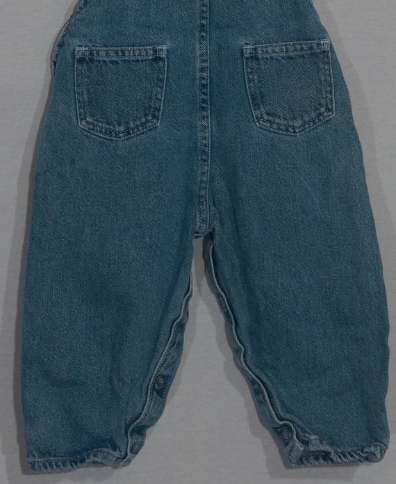 OshKosh Overalls Jeans Vestbak 80s Dungarees Ligh… - image 6