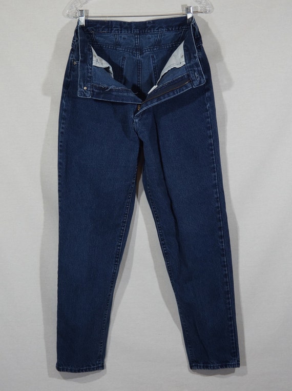 Vintage Lee Jeans Made in USA Mom Jeans 80s High … - image 9