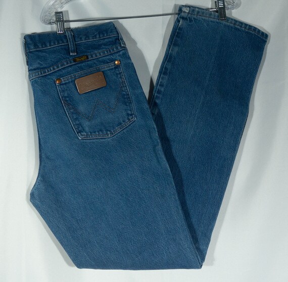 Vintage Wranglers 80s Made in USA Jeans Western B… - image 1