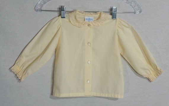 60s Girls Blouse Vintage Shirt Her Majesty Label … - image 2