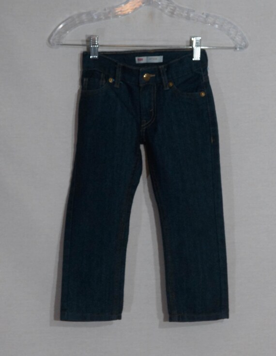 Toddler Levi's Jeans Red Tab 511 Dark Blue Wash C… - image 2