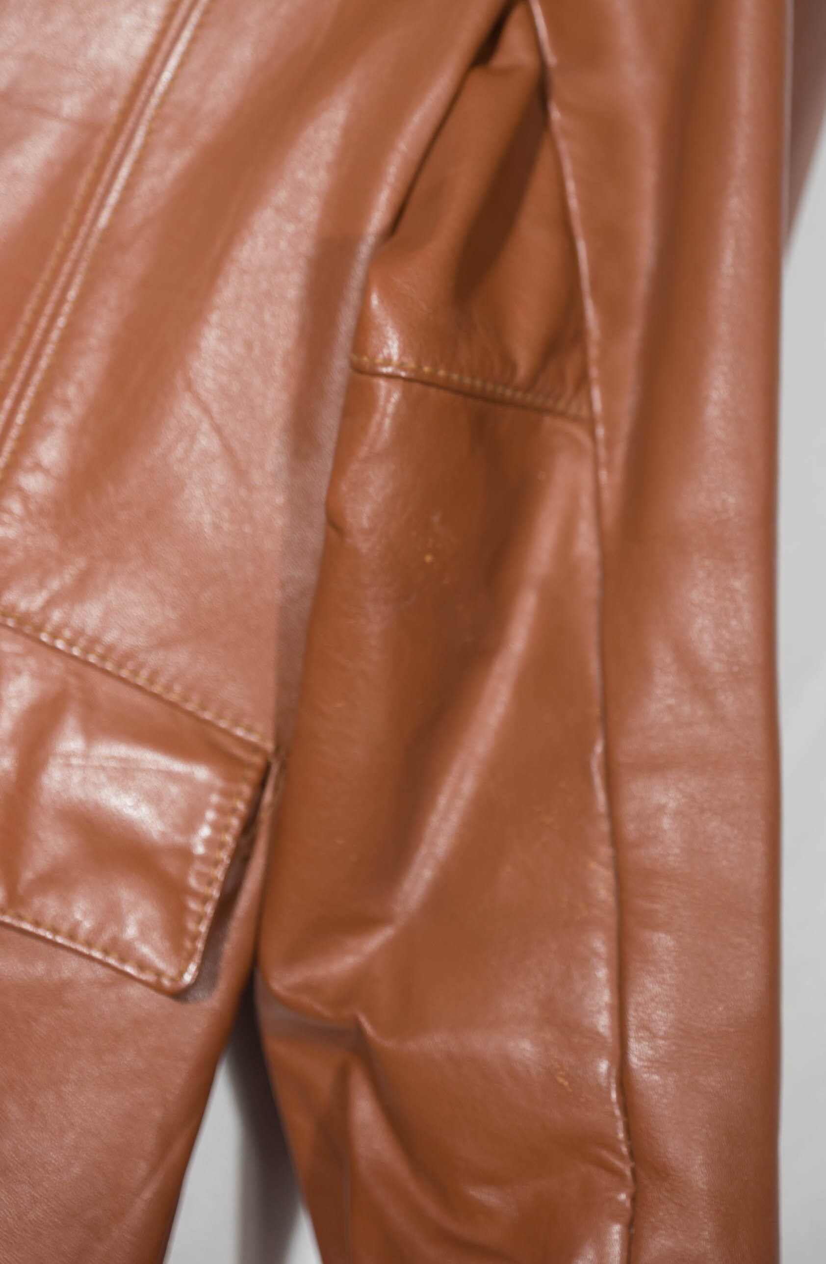 Vintage Leather Coat 70's Jacket the Leather Shop Made in Vintage Leather Coat 70's Jacket the Leather Shop Made in
