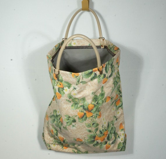 Vintage Tote Hand Bag Shopping Beach Market Bag S… - image 10