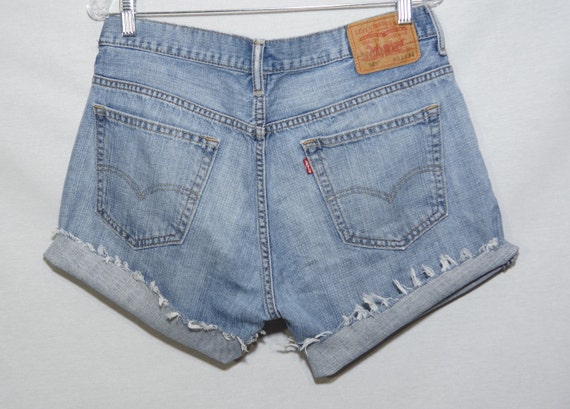 Levi's 569 denim hot sale shorts
