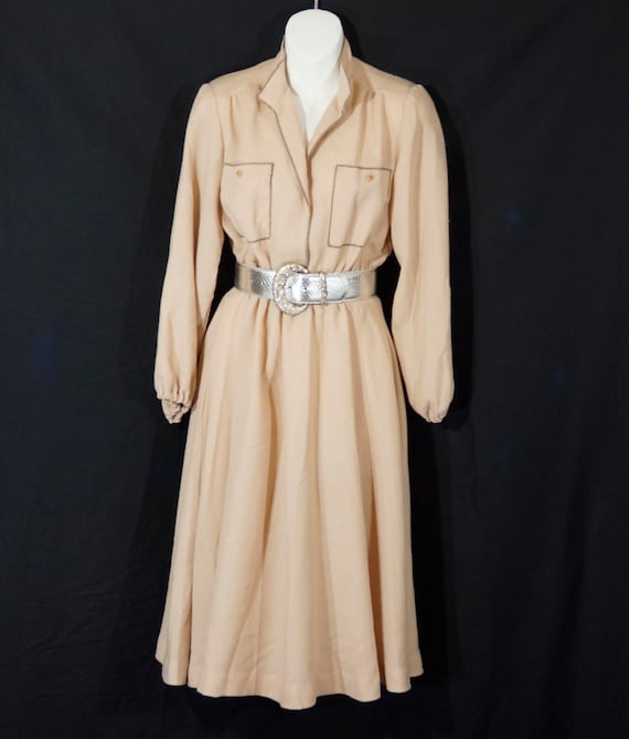 1970's Dress Vintage Midi Jonathan Logan Made in … - image 9