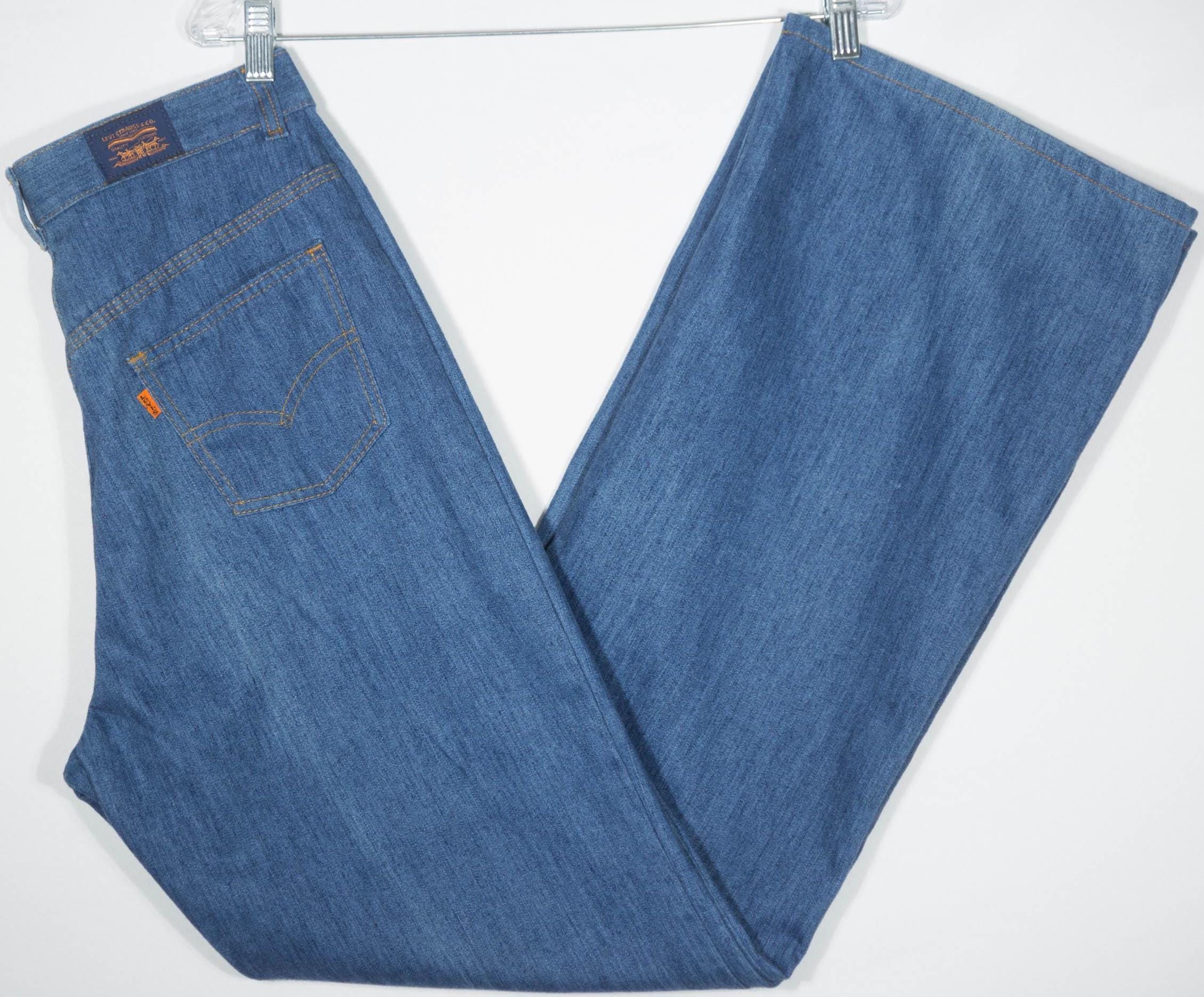 LEVI’S orangetab 1970s Vintage Levi's Orange Tab Buckle Back Bell Bottoms 30