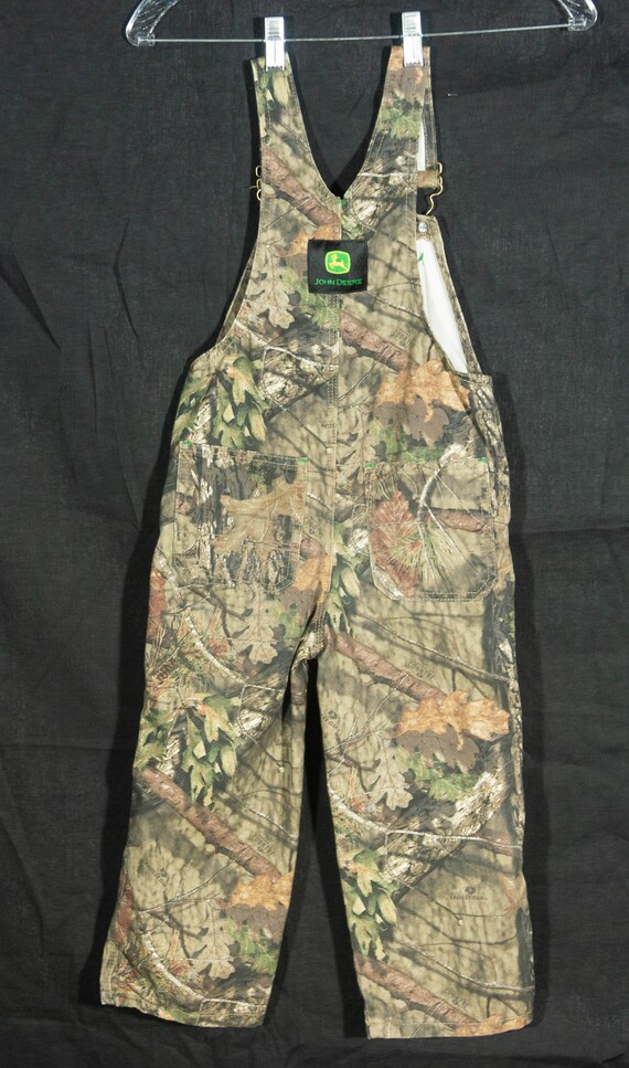 Kids John Deere Overalls Khaki Camo Canvas Dungarees … Gem