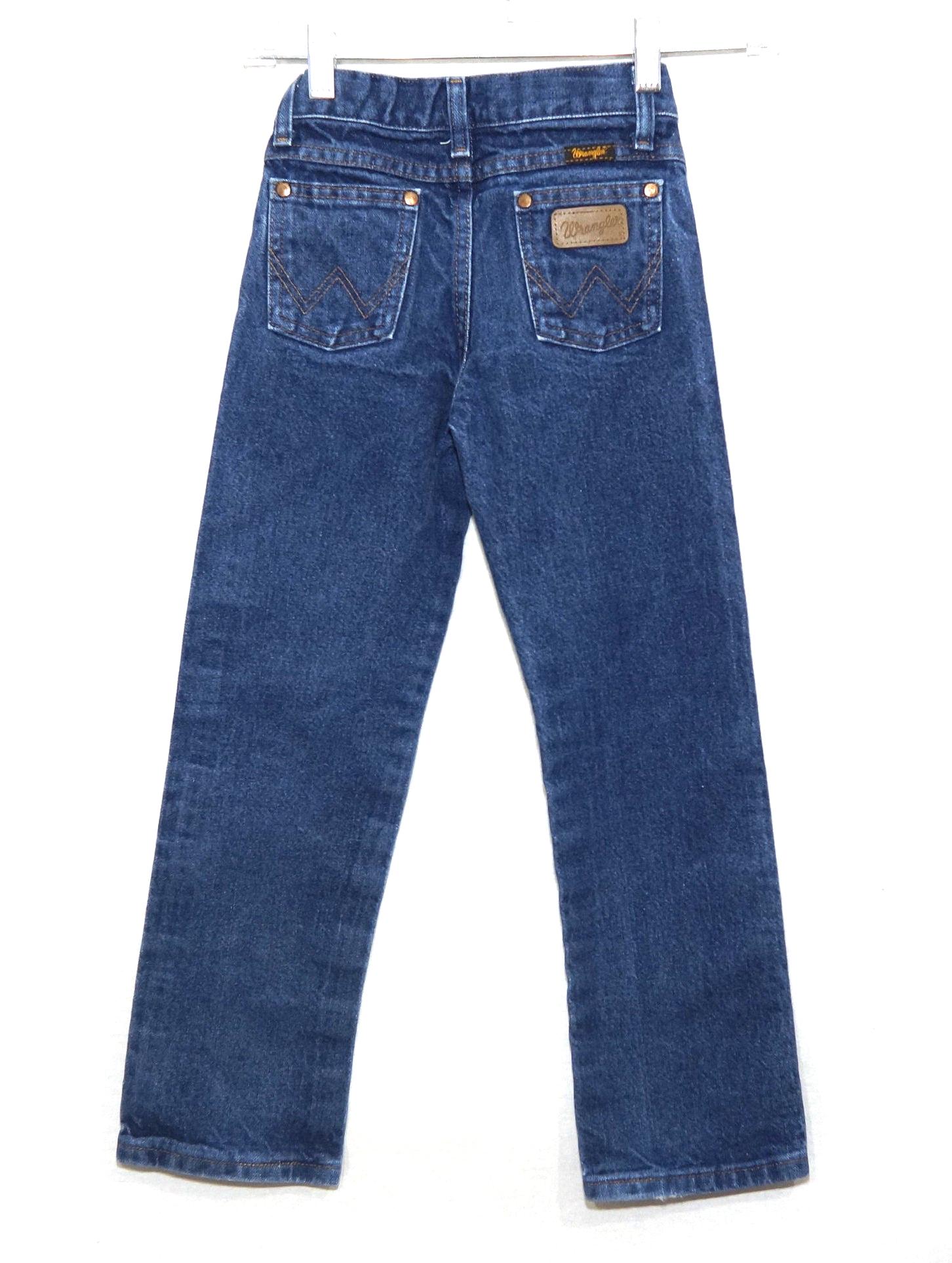 ▪️80‘s【WRANGLER】DENIM PANTS Vintage Wrangler Kids Jeans: 80s Western Denim Pants, Size 7