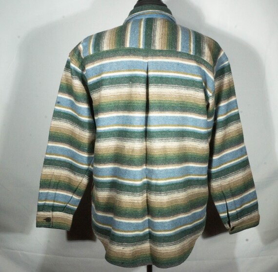 Vintage Wool Shirt 90s Sierra Pacific Button Down… - image 4