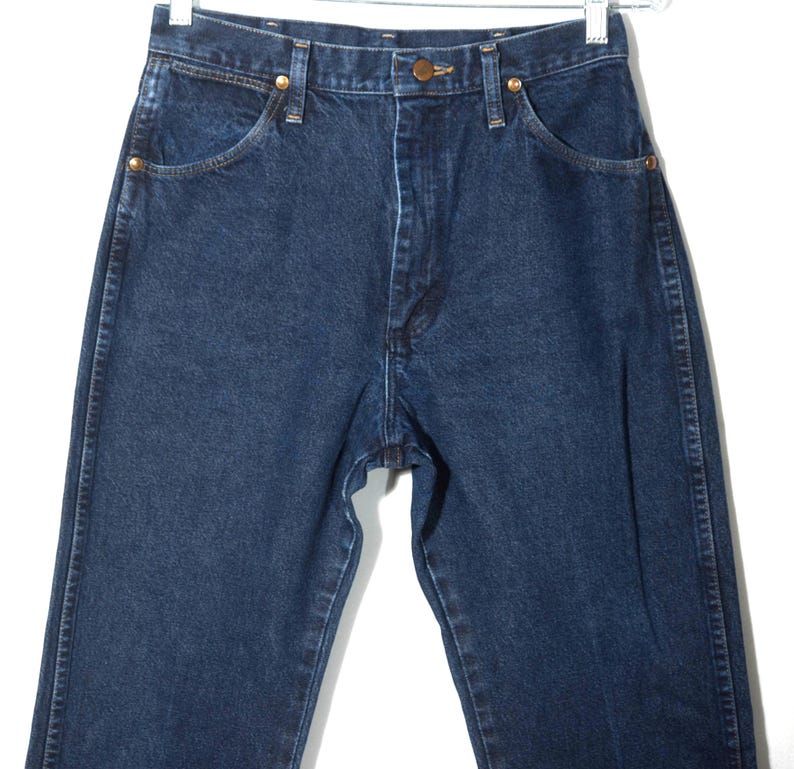 Vintage Western Jeans Tillverkade i USA Wranglers Bootcut - Storlek 9 (28 x 32) bild 6