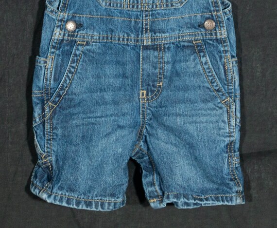 OshKosh Jean Overalls Shorts Baby Vestbak Toddler… - image 2