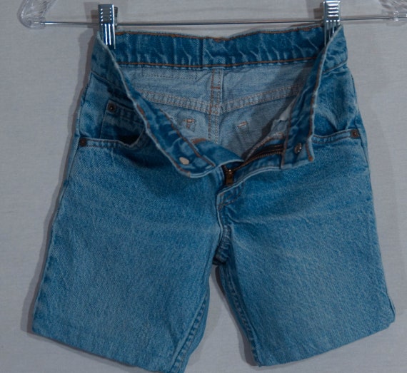 Kids Levi's Jean Shorts Vintage 70s 80s Made in U… - image 7