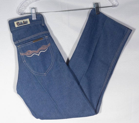 70s Kids Jeans Vintage Made in USA live Ins Label NWT Mint