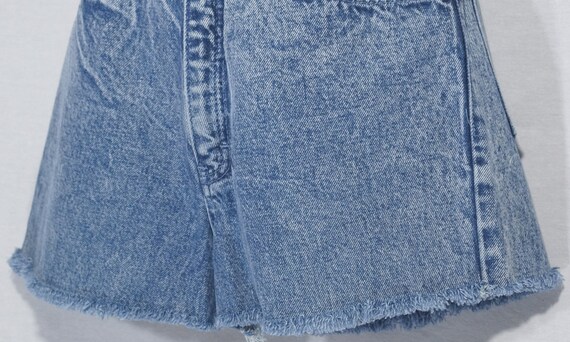 Vintage Jean Shorts Gitano Express Acid Wash Cut … - image 5
