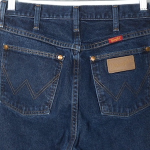 Vintage Western Jeans Tillverkade i USA Wranglers Bootcut - Storlek 9 (28 x 32) bild 2