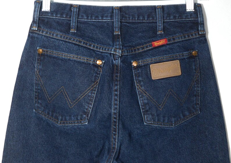Vintage Western Jeans Tillverkade i USA Wranglers Bootcut - Storlek 9 (28 x 32) bild 2