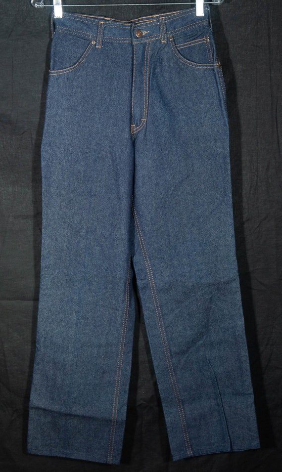 70s Jeans Vintage Bay Britches Denim Pants High R… - image 5