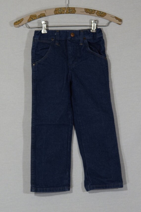 1990's Wrangler's Kids Jeans Vintage Western Denim Pa… - Gem