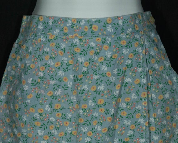 Vintage Skorts 80s Shorts Mini Skirt Wrap Over Bu… - image 9