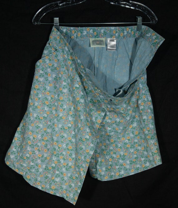 Vintage Skorts 80s Shorts Mini Skirt Wrap Over Bu… - image 5