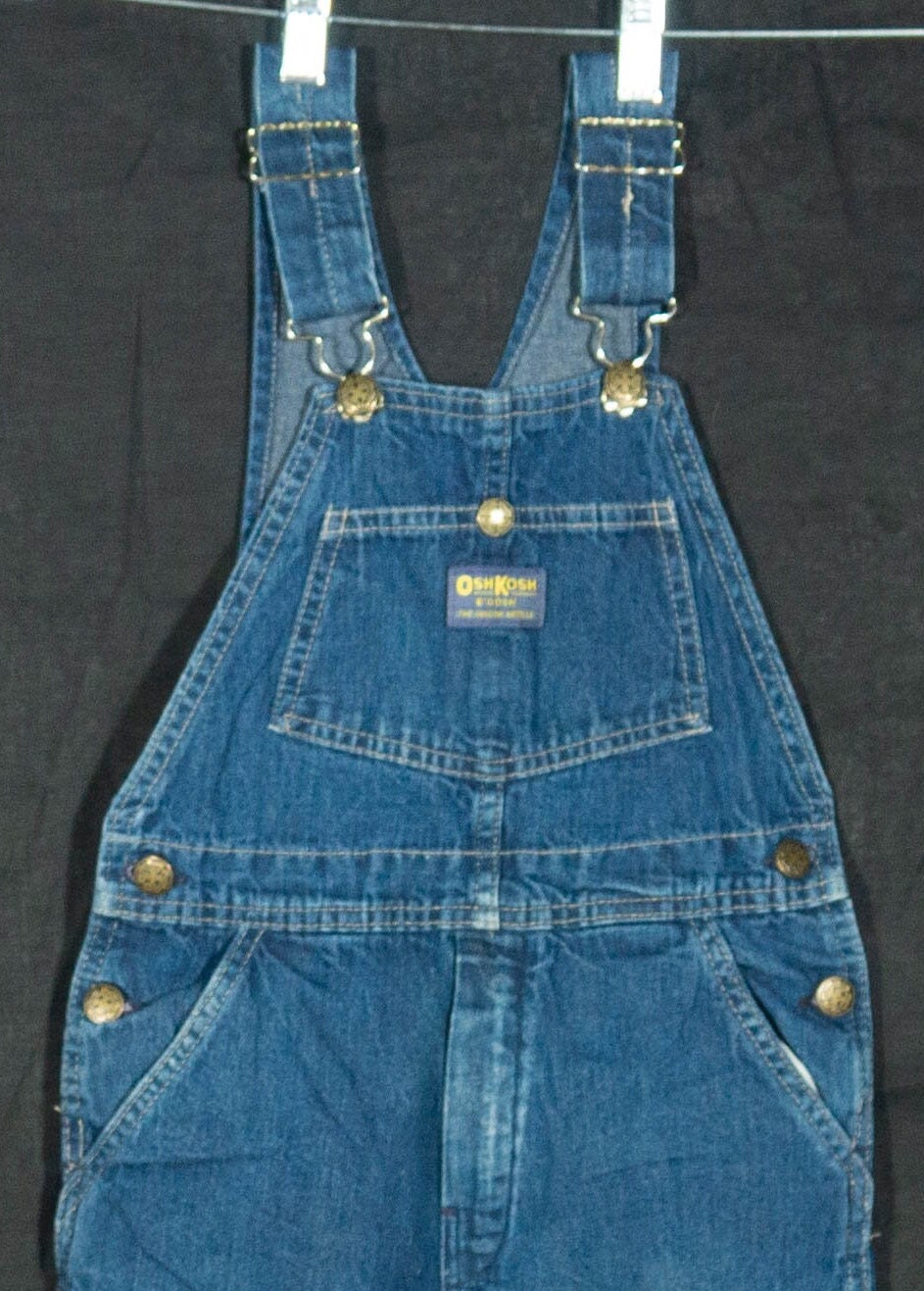 Vintage Oshkosh B'Gosh Cars Stripes Denim Traffic Lights