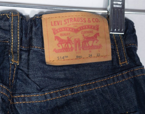 Kids Levi's Jeans 514 Red Tab Straight Leg Pure C… - image 8