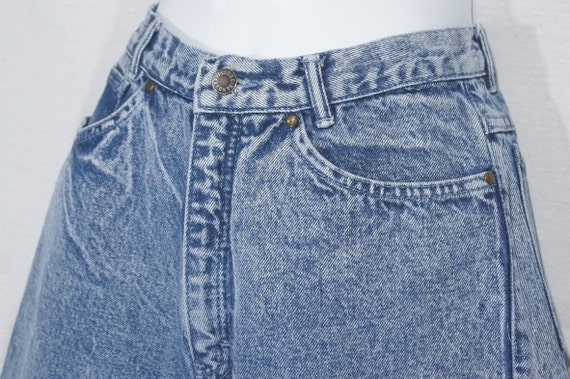 Vintage Jean Shorts Gitano Express Acid Wash Cut … - image 4