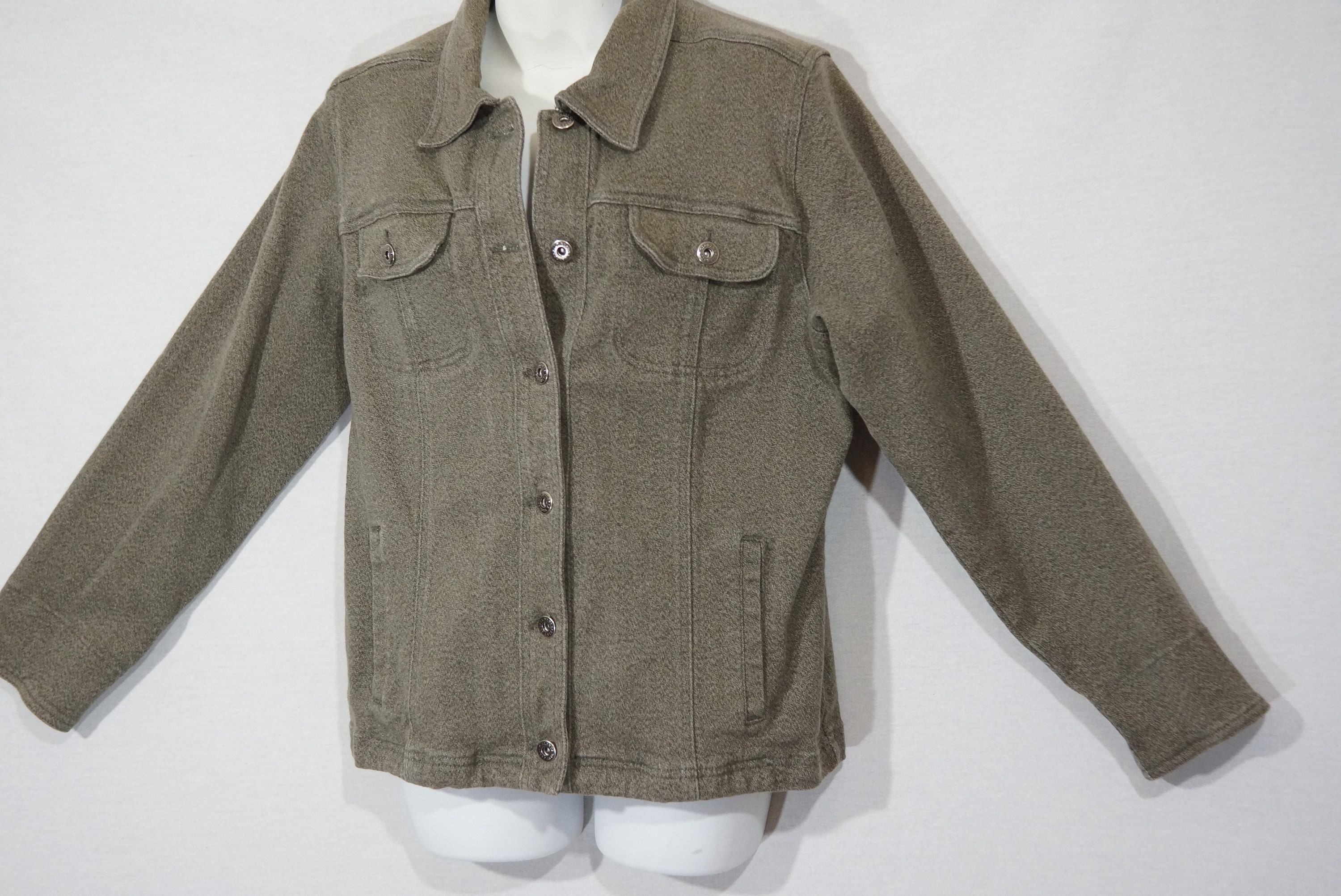 90s Jean Jacket Vintage Denim Coat 
