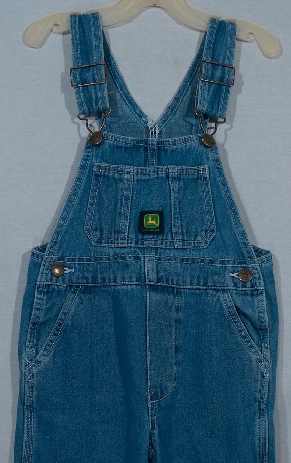 John Deere Overalls Jeans Vintage 90s Kids Dungare