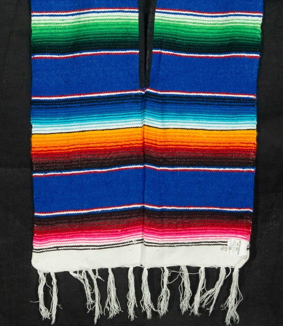 Southwestern Serape Poncho Vintage Vaquero Cowboy… - image 6