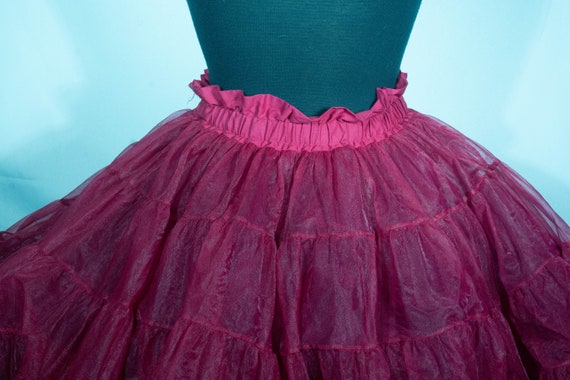 Vintage Petticoat Circle Skirt Slip Square Dance … - image 9