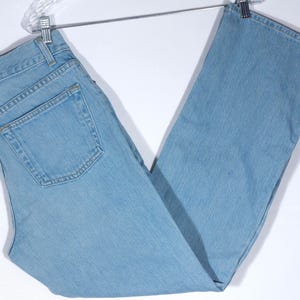 Vintage Jeans Made in USA Gap Straight Leg Bootcut Fit Light Blue Wash Cotton Denim - Women&#39;s Size 10 Regular 30&quot; Waist