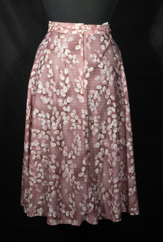 Vintage Skirt 70s Midi Made in California Metaill… - image 3