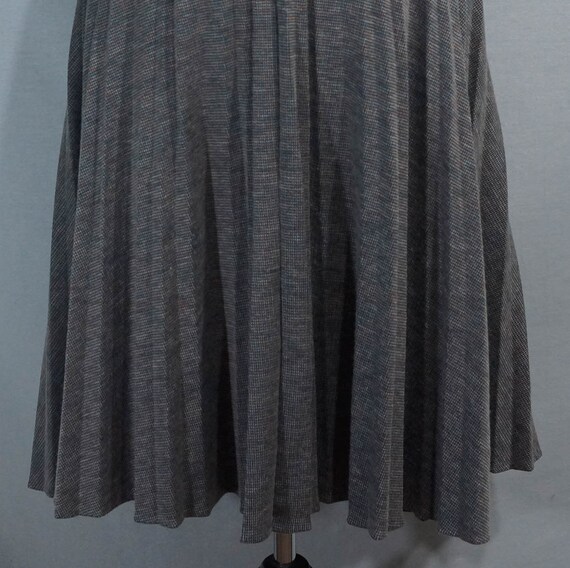 70s Jantzen Skirt Vintage Midi Pleated - 30" High… - image 7