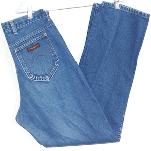 Vintage Cowgirl Jeans Vintage Western Wear Jeans 70&#39;s 80&#39;s Wrangler&#39;s Made in USA Wranglers Boot Cut - VTG Women&#39;s Size 15 , 30&quot; High Waist