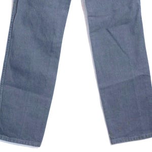 May include: A pair of gray denim jeans. The jeans have a classic five-pocket design, with a straight leg cut. The fabric appears to be a medium-weight denim, suitable for everyday wear. The jeans are displayed against a white background.