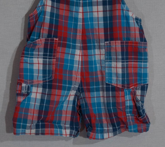 OshKosh Overalls Shorts Baby Shortalls Plaid - Ne… - image 6