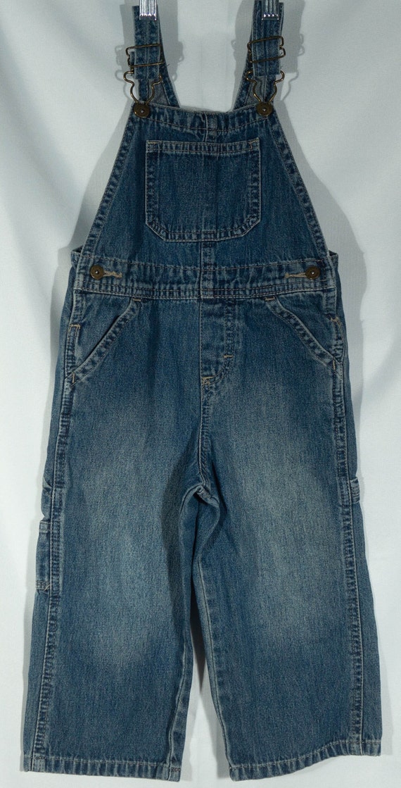 Vintage Kids Wranglers Overalls Vintage Jeans Dun… - image 3