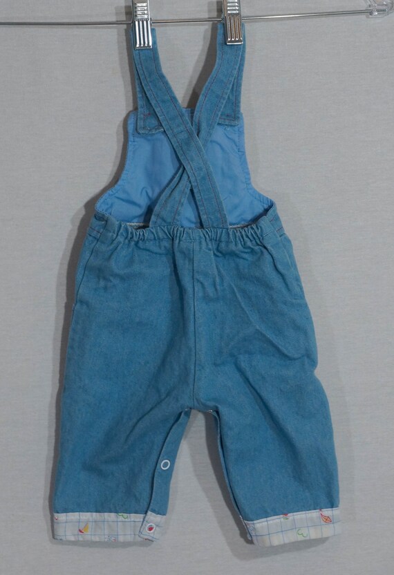 70s Baby Overalls Vintage Hand Made Romper Hand Sewn,… Gem
