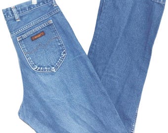 Vintage jeans western Wranglers 70s Bootcut, gemaakt in de VS - 30 x 30
