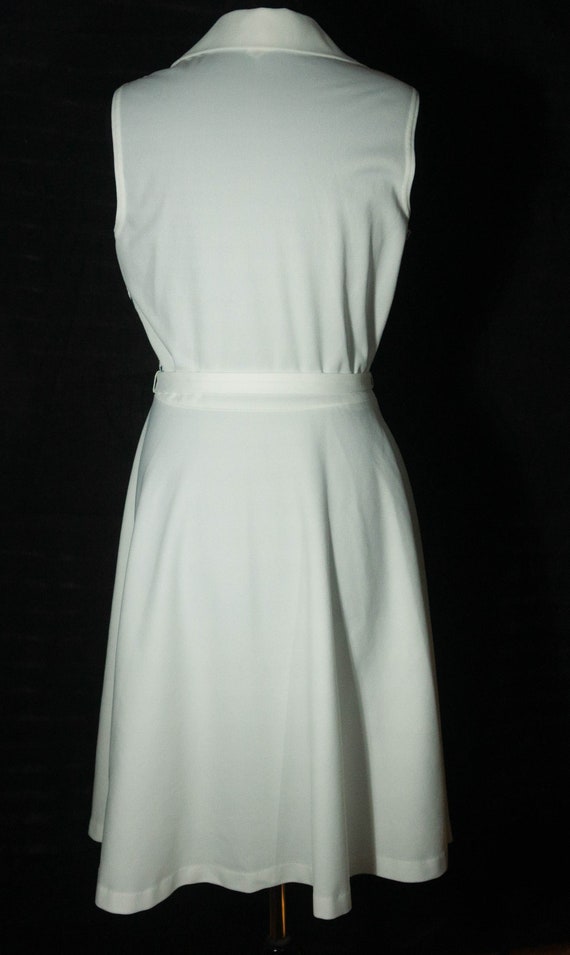 Vintage Dress 70's Montgomery Ward Wing Collar Sl… - image 3