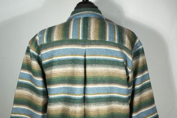 Vintage Wool Shirt 90s Sierra Pacific Button Down… - image 5