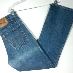Vintage Levi's 517 Jeans Made in USA Orange Tab Men's Size 32 x 30  1994 Label Jeans Great for Making Cutoffs Upcycling Adding Patches Etc.